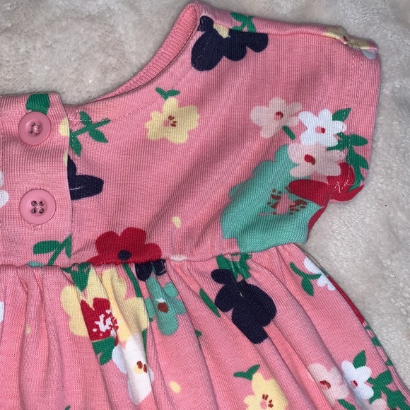 Hanna Andersson 60 Pink Floral Dress 3-6M Perfect!💕 - Picture 4 of 10